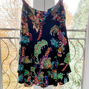Ralph Lauren Floral Midi Skirt Sz 10